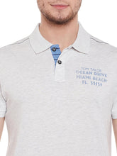 Load image into Gallery viewer, Tom Tailor Grey Solid Polo T-Shirt