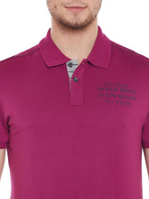 Load image into Gallery viewer, Tom Tailor Purple Solid Polo T-Shirt