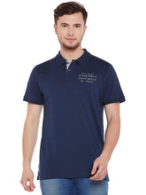Load image into Gallery viewer, Tom Tailor Navy Blue Solid Polo T-Shirt