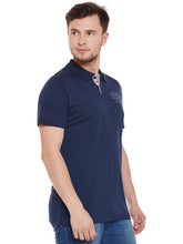 Load image into Gallery viewer, Tom Tailor Navy Blue Solid Polo T-Shirt