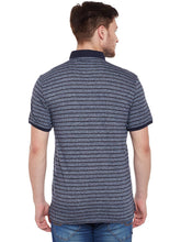 Load image into Gallery viewer, Tom Tailor Navy Blue Striped Polo T-Shirt