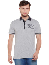 Load image into Gallery viewer, Tom Tailor Grey Solid Polo T-Shirt