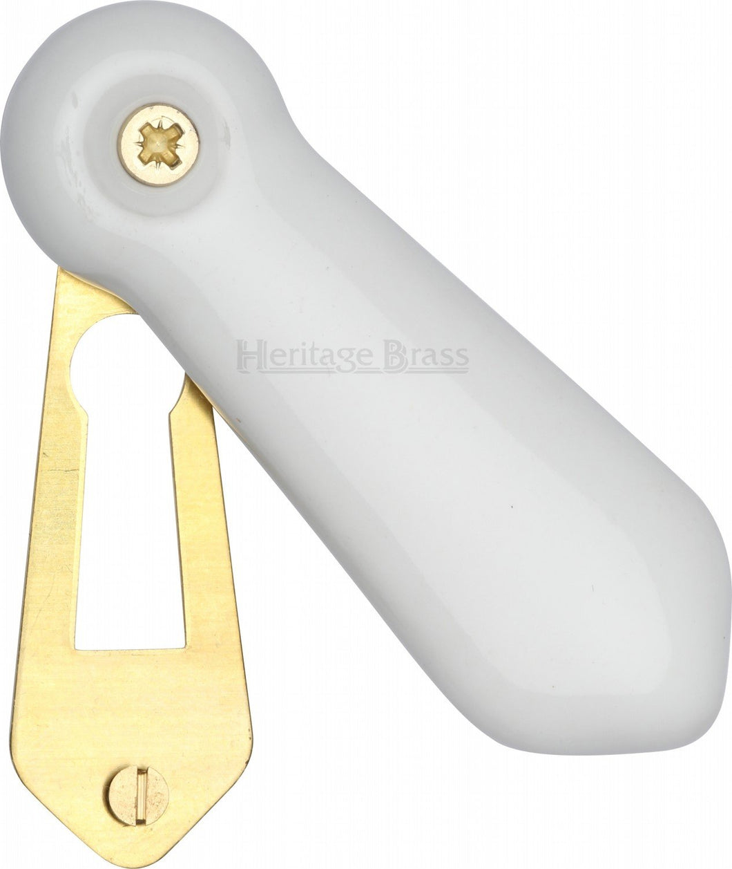 Covered Escutcheon Plain White