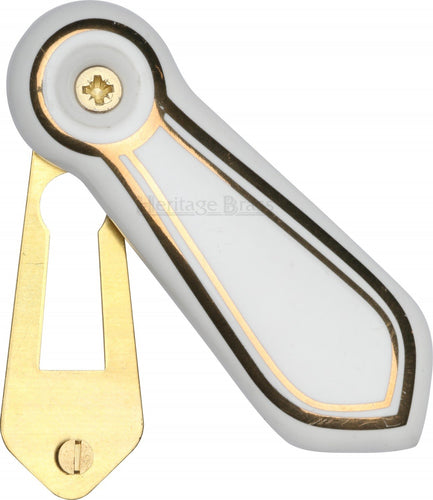 Covered Escutcheon Gold line
