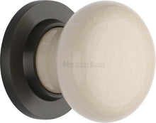 Load image into Gallery viewer, Cream Crackle Knob