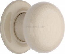 Load image into Gallery viewer, Cream Crackle Knob