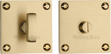 Load image into Gallery viewer, Heritage Brass Square Low profile Thumbturn &amp; Emergency Release