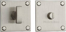Load image into Gallery viewer, Heritage Brass Square Low profile Thumbturn &amp; Emergency Release