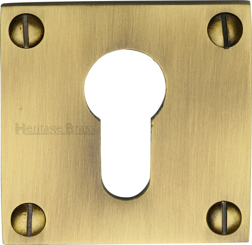 Heritage Brass Euro Profile Cylinder Escutcheon
