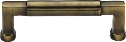 Heritage Brass Cabinet Pull Bauhaus Design 101mm CTC