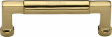Load image into Gallery viewer, Heritage Brass Cabinet Pull Bauhaus Design 101mm CTC