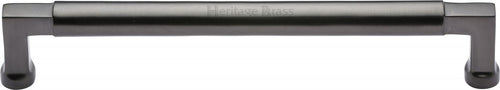 Heritage Brass Cabinet Pull Bauhaus Design 203mm CTC