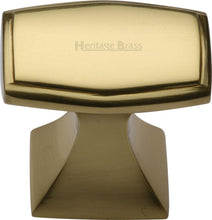 Load image into Gallery viewer, Heritage Brass Cabinet Knob Deco Design 32mm