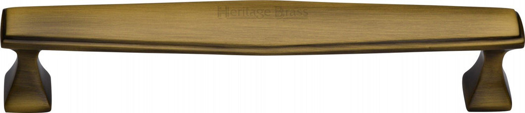 Heritage Brass Cabinet Pull Deco Design 152mm CTC