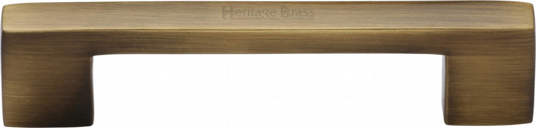 Heritage Brass Cabinet Pull Metro Design 96mm CTC