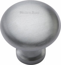 Load image into Gallery viewer, Heritage Brass Cabinet Knob Mushroom Design 32mm