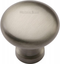 Load image into Gallery viewer, Heritage Brass Cabinet Knob Mushroom Design 32mm