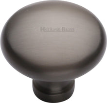 Load image into Gallery viewer, Heritage Brass Cabinet Knob Mushroom Design 38mm