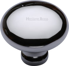 Load image into Gallery viewer, Heritage Brass Cabinet Knob Mushroom Design 38mm