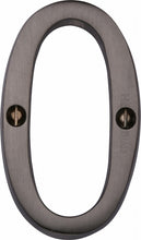 Load image into Gallery viewer, Heritage Brass Numeral 0 Face Fix 76mm (3&quot;)