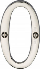 Load image into Gallery viewer, Heritage Brass Numeral 0 Face Fix 76mm (3&quot;)