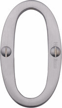 Load image into Gallery viewer, Heritage Brass Numeral 0 Face Fix 76mm (3&quot;)