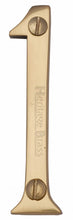 Load image into Gallery viewer, Heritage Brass Numeral 1 Face Fix 76mm (3&quot;)