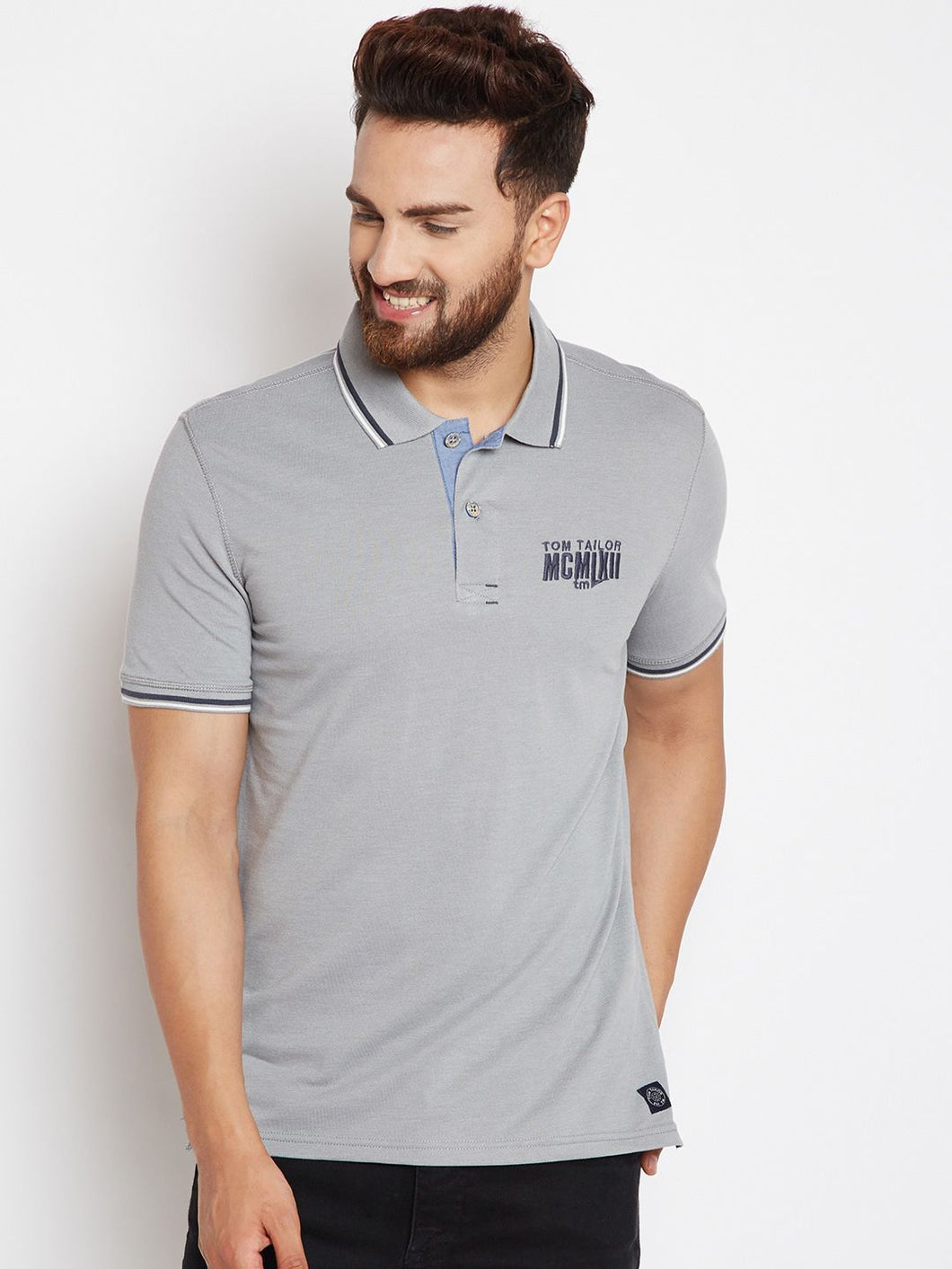 Tom Tailor Men Casual Polo T-Shirt