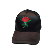 Load image into Gallery viewer, Rose Embroidery Baseball Cap Cool Men Women Caps Fashion Adjustable Couple Snapback Hip Hop Hats Floral Cap casquette homme Bone