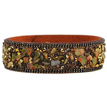 Load image into Gallery viewer, Crystal Stone Bracelets Unisex Bracelets  Cowhide Bracelets Wrist Chains  AG