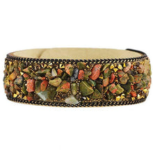 Load image into Gallery viewer, Crystal Stone Bracelets Unisex Bracelets  Cowhide Bracelets Wrist Chains  AG