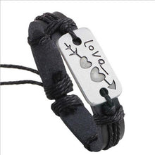 Load image into Gallery viewer, Leather Bracelets Unisex Bracelets  Cowhide Bracelets Wrist Chains
