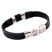 Load image into Gallery viewer, Leather Bracelets Unisex Bracelets  Cowhide Bracelets Wrist Chains