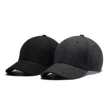 Load image into Gallery viewer, Trucker Cap High Quality Dad Hats For Men Black Snapback Winter Baseball Caps Hip Hop Felt Warm Hat Fashion Boys Adjustable Caps