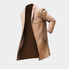 Load image into Gallery viewer, Fashion Winter Men&#39;s Trench Long Jackets Coats Overcoat Classic Jackets Solid Slim Fit Outwear Hombre Men Clothes Khaki Black