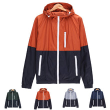 Load image into Gallery viewer, Mens Casual Jacket Outdoor Sportswear Windbreaker Lightweight Bomber Jackets