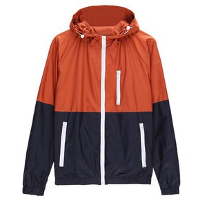 Mens Casual Jacket Outdoor Sportswear Windbreaker Lightweight Bomber Jackets