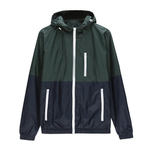 Mens Casual Jacket Outdoor Sportswear Windbreaker Lightweight Bomber Jackets
