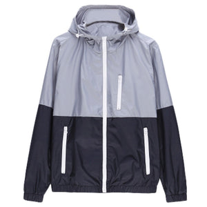 Mens Casual Jacket Outdoor Sportswear Windbreaker Lightweight Bomber Jackets
