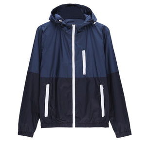 Mens Casual Jacket Outdoor Sportswear Windbreaker Lightweight Bomber Jackets