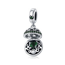 Load image into Gallery viewer, BAMOER Authentic 925 Sterling Silver Love Gift Box Dangle Ball Charm Pendant fit Women Charm Bracelet &amp; Necklaces Jewelry SCC689