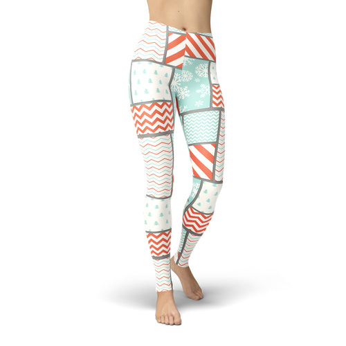 Tonya Christmas Patchwork Legging