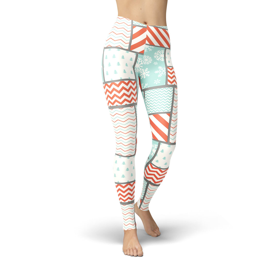 Tonya Christmas Patchwork Legging