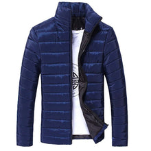 Load image into Gallery viewer, Mens Jackets and Coats Casual Jacket Men Clothes Cotton Denim Jacket Solid Zipper Coat Men Bomber Jacket Colete