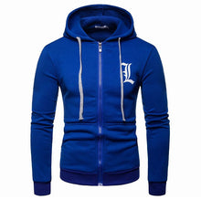 Load image into Gallery viewer, Men Hoodies Long Sleeve Zipper Jacket