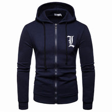 Load image into Gallery viewer, Men Hoodies Long Sleeve Zipper Jacket