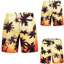 Load image into Gallery viewer, Men Casual 3D Graffiti Printed Beach Work Casual Men Short Trouser Shorts Pants